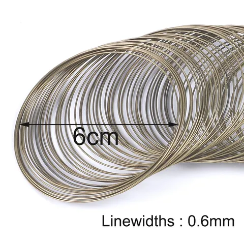 Memory Steel Wire For Jewelry Making DIY Bangle Necklace Ring Loops Bracelet Components Electroplated Metal Wire Crafting Accessories