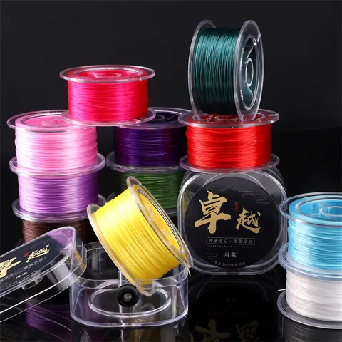 Flat Crystal Elastic Beading Cord For DIY Jewelry Making Colorful Stretch String Thread For Bracelet Necklace Hand Weaving Material