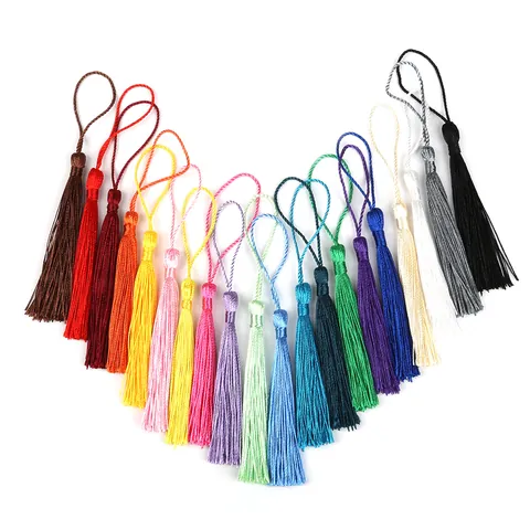 Polyester Tassel Pendant For DIY Bookmark Antique Style Handmade Tassels For Hairpins Handmade Materials Craft Decoration Pendant