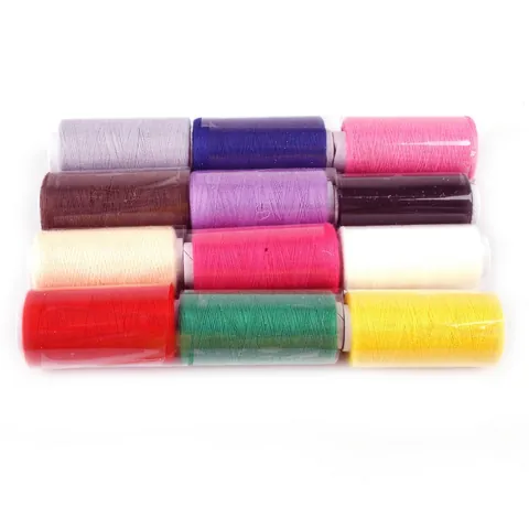 Multicolor Polyester Naaigaren Collectie Sterk Machine Hand Naaigaren Voor DIY Kleding Reparatie Borduurwerk Knutselen
