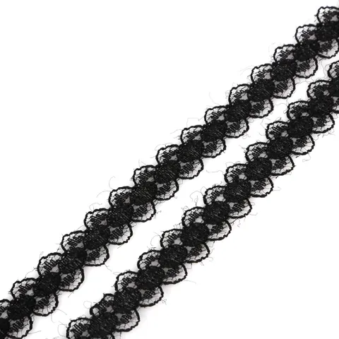 Nastro in Pizzo Elastico da 15mm Motivo Floreale per Accessori per Capelli Fai-da-Te Fasce Abbigliamento Cucito Artigianato Decorativo