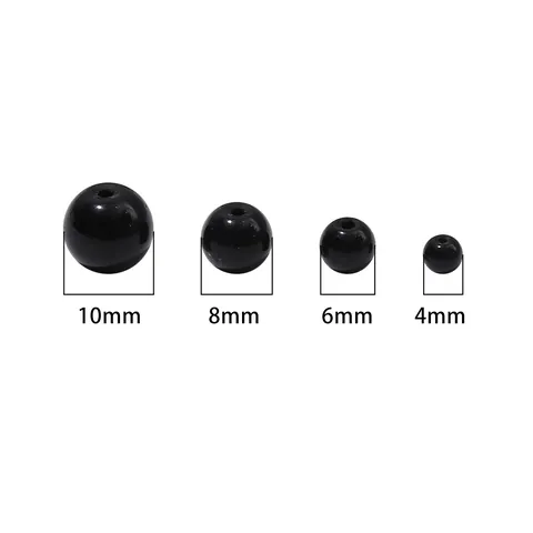 Perles Rondes en Verre Imitation Jade Minimaliste Perles en Vrac pour la Fabrication de Bijoux DIY Bracelet Collier Accessoires