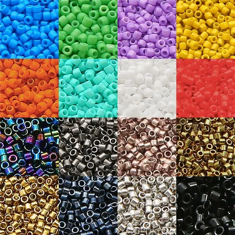 Cuentas de Semilla de Vidrio de Alta Calidad para Hacer Joyas DIY Artesanía Pulsera Collar Pendientes Cuentas Sueltas