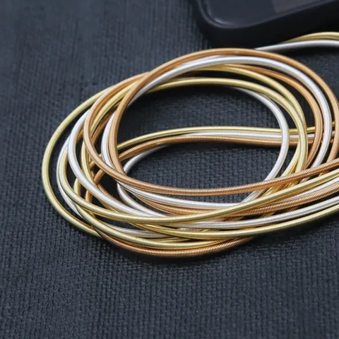 DIY Jewelry Making Accessories Iron Spring Chain Metal Wire For Necklace Hairpin Bracelet Findings Gold Silver KC Gold