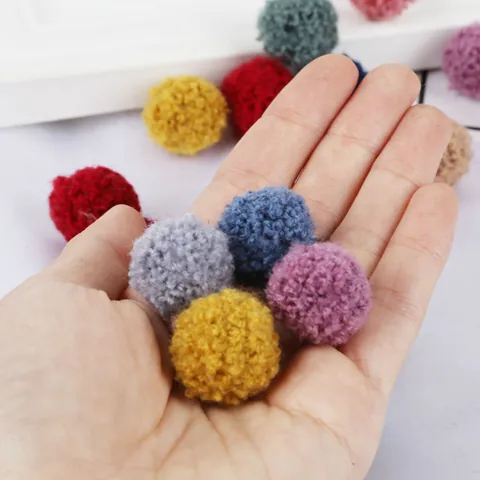 Pompones De Poliéster Multicolor Suaves Para Creación De Joyas DIY Y Accesorios De Ropa Bolas De Felpa Decorativas Para Proyectos De Manualidades