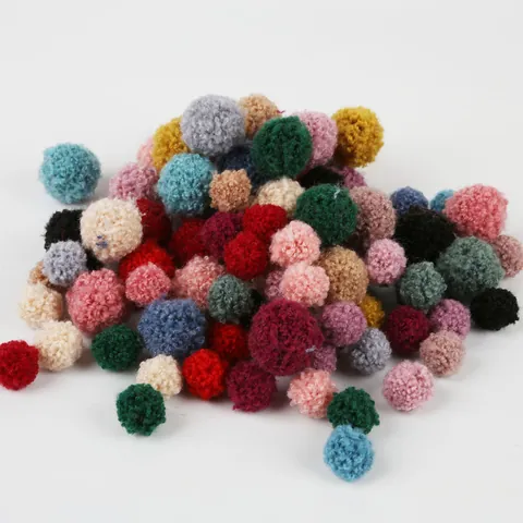 Pompones De Poliéster Multicolor Suaves Para Creación De Joyas DIY Y Accesorios De Ropa Bolas De Felpa Decorativas Para Proyectos De Manualidades