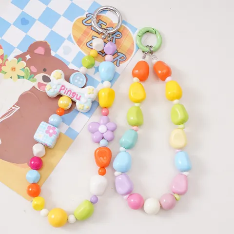 Acryl Maiskorrel Kiezelvorm Effen Kleur Losse Kralen Voor DIY Sieraden Maken Handgemaakte Armband Ketting Sleutelhanger Knutselaccessoires