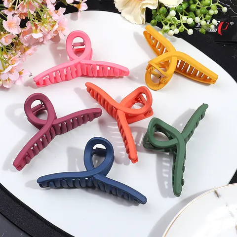 Large Matte Hair Claw Clip For Women Minimalist Nonslip Plastic Shark Clip Strong Hold Hair Accessory For Various Hair Types