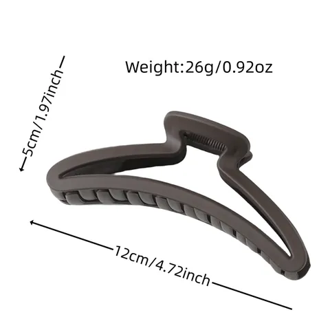 Matte Maan Haarklem Groot Antislip Geometrisch Haarklem Voor Dames Sterke Grip Elegant Minimalistisch Haaraccessoires Styling Tools