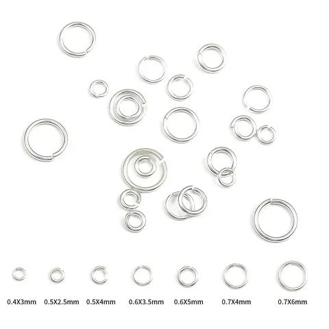 925 Sterling Silver Open Jump Rings For DIY Jewelry Making Round Connector Findings For Jewelry Repair And Crafting Design