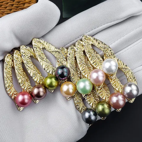Vintage Legering Vergulde Hawaiiaanse Sieradenset Imitatieparel Opengewerkte Ketting Oorbellen Voor Dames Zomer Strand Cadeau