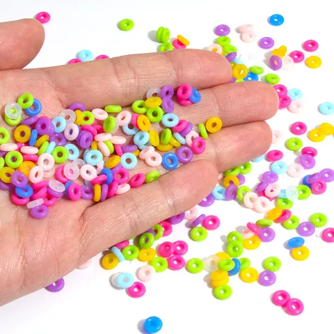 Anneaux en O en Silicone Colorés pour la Fabrication de Bijoux DIY Entretoises en Caoutchouc Antidérapantes pour Bracelets