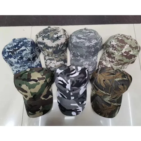 Gorra de Béisbol Unisex Camuflaje Mezcla de Lana y Acrílico Protección Solar Deportes al Aire Libre Senderismo Pesca Adultos