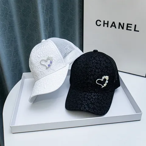 Damen Strass Herz Spitze Baseballkappe Floral Mesh Sonnenhut Verstellbar Süß Atmungsaktiv Trucker Hut Für Sommer Draußen