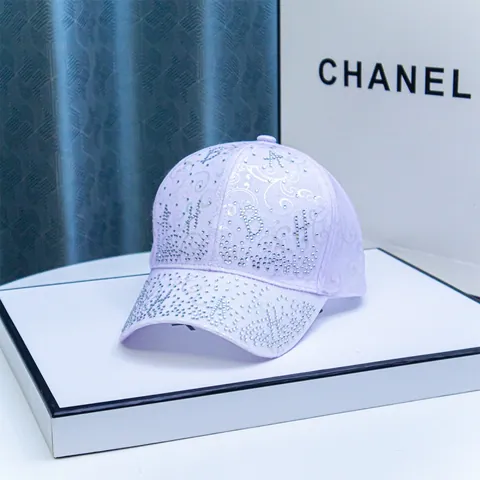 Berretto da Baseball da Donna di Lusso con Lettere in Strass Cappello Parasole in Rete Traspirante Motivo Dorato Regolabile Moda