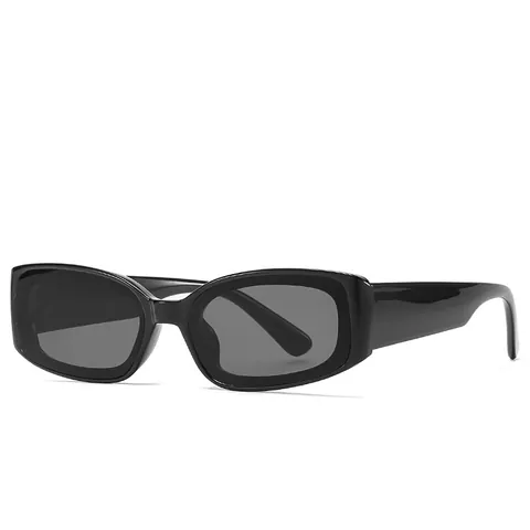 Occhiali da Sole Rettangolari Vintage per Uomo Donna Moda Colori Caramella Protezione UV400 Montatura in PC Lente AC Eyewear