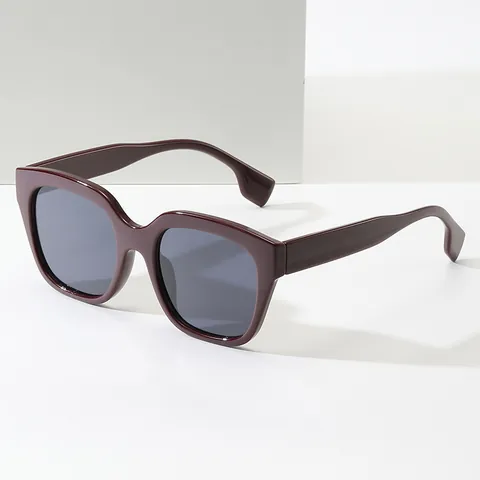 Mode Vierkante Groot Frame Zonnebril Voor Dames Heren UV400 Bescherming PC Frame AC Lens Klassieke Retro Oversized Zonnebril