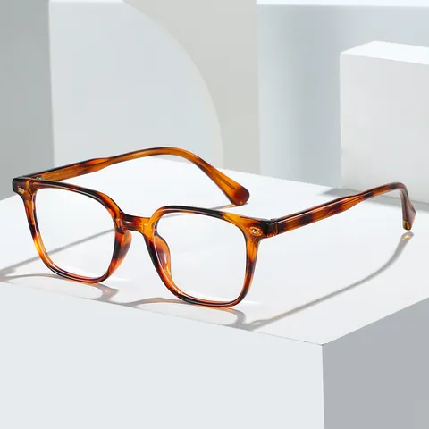 Vintage TR90 Square Anti Blue Light Glasses Frame For Men Women Fashion Computer Optical Eyewear Blocking Blue Light Spectacles
