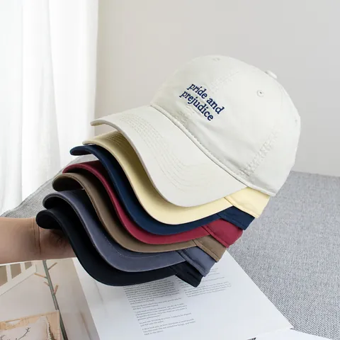 Gorra De Béisbol De Algodón Con Bordado Orgullo Y Prejuicio Vintage Casual Ajustable Sombrero De Sol Para Mujer Hombre