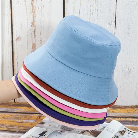 Sombrero de Pescador de Lona de Algodón para Mujer Hombre Protección Solar Liso Casual Ala Corta Sombrero de Sol Viaje Aire Libre