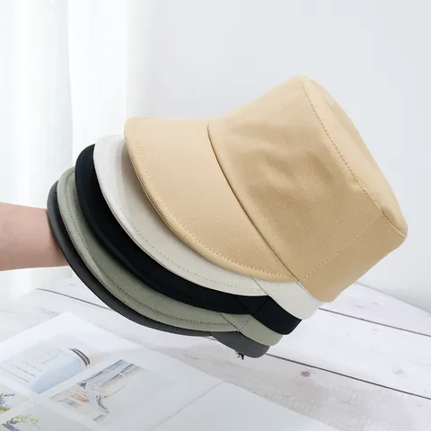 Vintage Cotton Flat Top Cadet Cap For Women Newsboy Casual Navy Hat Adjustable Solid Color Fashion Commute Headwear