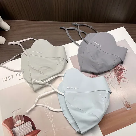 UPF50+ Ice Silk Sun Protection Mask Breathable Seamless Face Shield With Eye Corner Protection For Outdoor Cycling Women Men