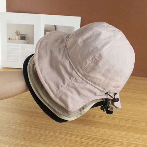 Women Foldable Bucket Hat Sun Protection UV Protective Cap Lightweight Quick Dry Breathable Adjustable Outdoor Fishing Beach Fisherman Hat