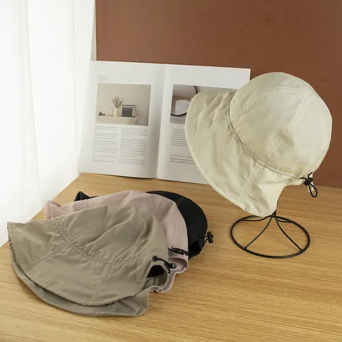 Women Foldable Bucket Hat Sun Protection UV Protective Cap Lightweight Quick Dry Breathable Adjustable Outdoor Fishing Beach Fisherman Hat