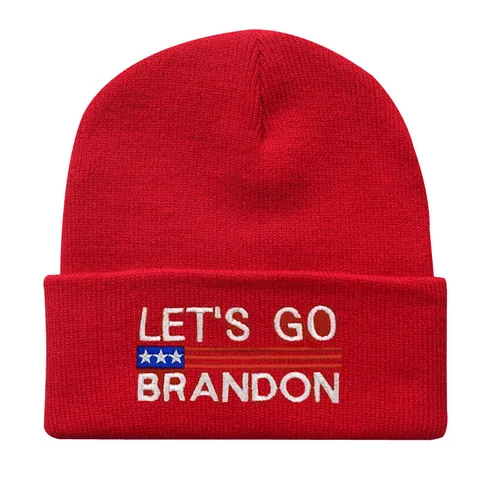 Unisex Warm Knitted Beanie Hat Winter Embroidered Ribbed Cuff Skull Cap Outdoor Soft Acrylic Headwear For Men Women