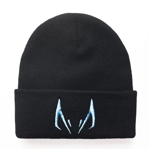 Unisex Hip Hop Bestickte Beanie Mütze 100% Acryl Umschlag Winter Warm Strickmütze Für Herren Damen Outdoor Reiten