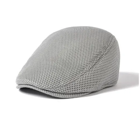Casquette à Visière Respirante en Maille pour Hommes Femmes Séchage Rapide Protection Solaire Style Vintage Britannique Béret