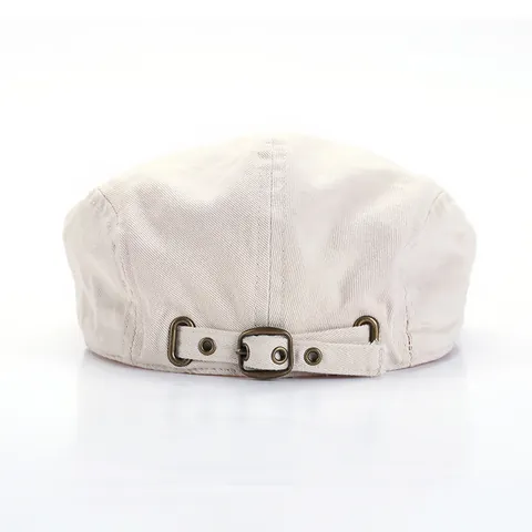 Coppola Vintage Britannica in Cotone Poliestere per Uomo Donna Cappello Newsboy Regolabile Estivo Traspirante Berretto Outdoor