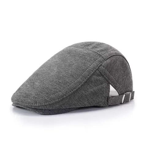 Gorra Plana Unisex Vintage con Textura de Lana Ajustable Estilo Británico Boina Ivy para Hombre Mujer Aire Libre Casual Protección Solar Calidez