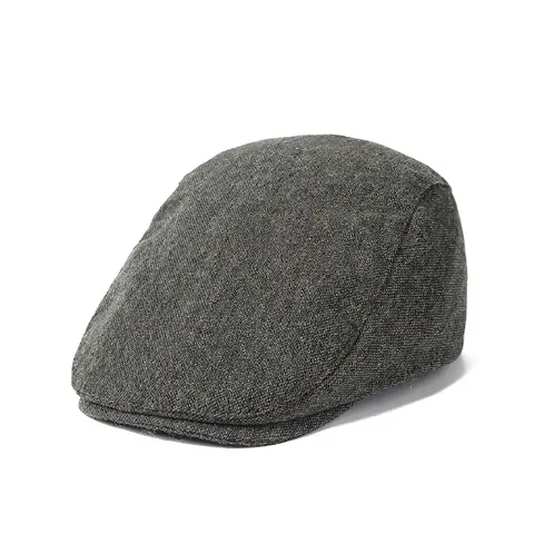 Herren Vintage Britisch Stil Schiebermütze Tweed Textur Polyester Atmungsaktiv Warm Täglich Lässig Outdoor Sonnenschutz Kappe