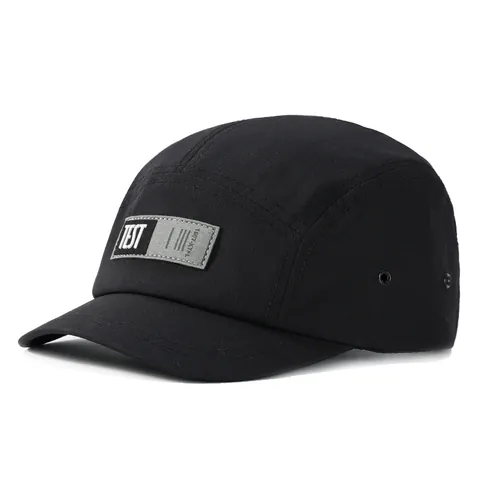 Five-Panel Camper Hat For Men Women Cotton Blend Ripstop Breathable Outdoor Adjustable Sport Baseball Cap Sun Protection Leisure Hat