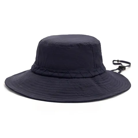 Breathable Quick Dry Wide Brim Sun Bucket Hat For Women Men Adjustable Windproof String Outdoor Fishing Boonie Hiking Cap