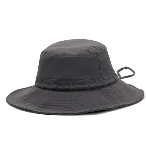 Breathable Quick Dry Wide Brim Sun Bucket Hat For Women Men Adjustable Windproof String Outdoor Fishing Boonie Hiking Cap