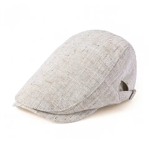 Herren Vintage Atmungsaktiv Baumwollmischung Schiebermütze Verstellbar Britische Newsboy Cap Sommer Sonnenschutz Vorwärts Hut