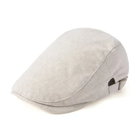 Berretto Newsboy Retrò per Donna Cappello Piatto Vintage Con Fibbia Regolabile Berretto in Misto Cotone Traspirante Protezione Solare Cappello da Pittore Casual