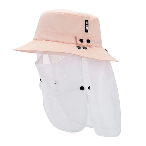 Cappello Protezione Solare Outdoor per Uomo Donna Maschera in Mesh Protezione Collo Cappello da Pescatore Traspirante Asciugatura Rapida Anti-Zanzara per Escursionismo
