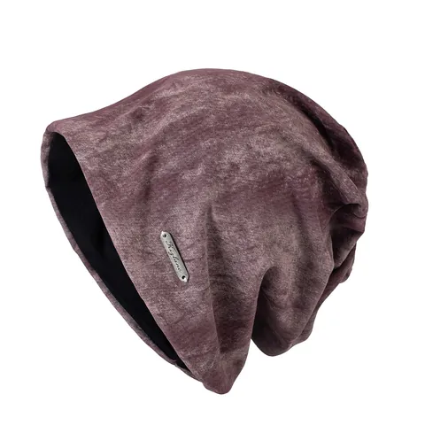 Bonnet Slouchy Vintage pour Hommes Femmes Bonnet en Maille de Coton Polyester Délavé Double Couche Chaud Plein Air Randonnée Chapeau de Cowboy du Désert