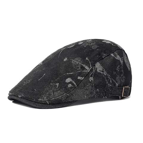Coppola Vintage Lavata per Uomo Donna Berretto Graffiti Cappello da Pittore Regolabile Streetwear in Misto Cotone Cappello da Sole