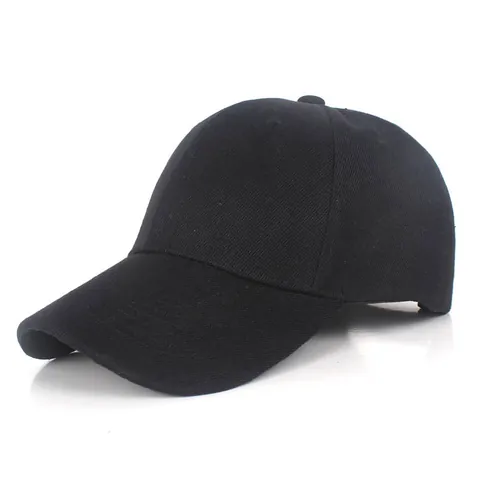 Casquette de Baseball en Coton Couleur Unie Pour Hommes Femmes Réglable Respirant Pare-soleil Sport Plein Air Minimaliste Casquette