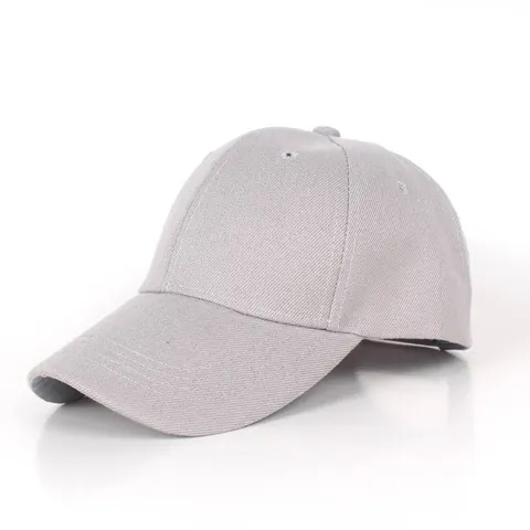 Casquette de Baseball en Coton Couleur Unie Pour Hommes Femmes Réglable Respirant Pare-soleil Sport Plein Air Minimaliste Casquette