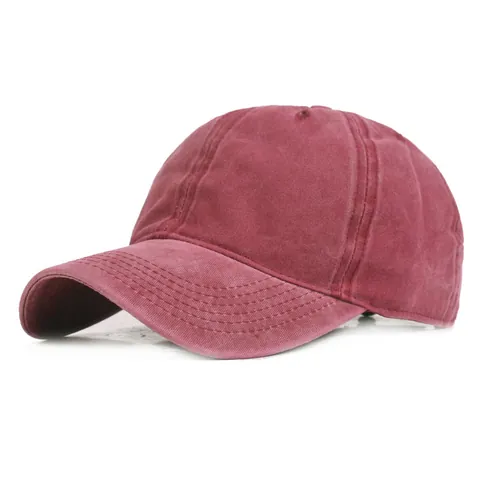 Casquette de Baseball Vintage en Coton Lavé pour Hommes Femmes Couleur Unie Ajustable Dad Hat Extérieur Décontracté Protection Solaire Chapeau de Sport