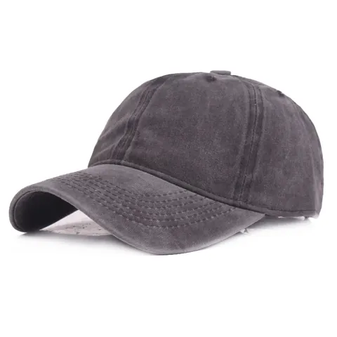 Casquette de Baseball Vintage en Coton Lavé pour Hommes Femmes Couleur Unie Ajustable Dad Hat Extérieur Décontracté Protection Solaire Chapeau de Sport