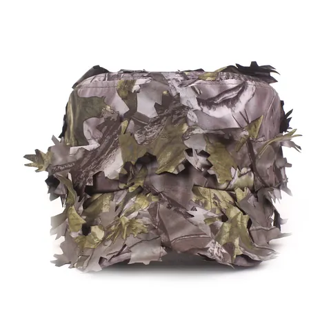 Cappello a Cima Piatta Mimetico 3D con Foglie da Uomo Tattico all'Aperto in Cotone ad Asciugatura Rapida Bionico Ghillie per Caccia Pesca Militare
