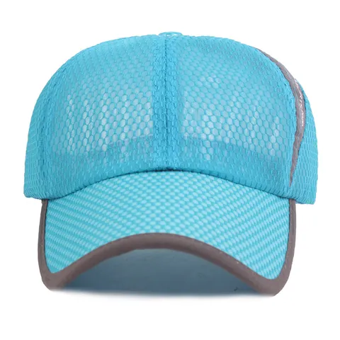 Cappello da Baseball in Rete Traspirante ad Asciugatura Rapida Estiva per Uomo Donna Protezione Solare Sportiva Regolabile