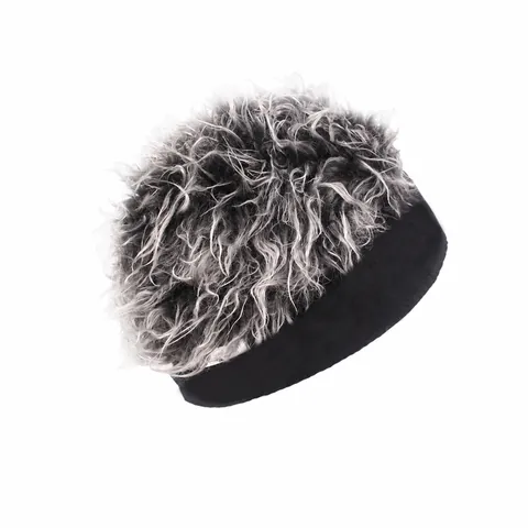 Novelty Spiky Hair Wig Hat For Men Women Cotton Breathable Adjustable Fun Sun Visor Beanie Party Outdoor Streetwear Accessory