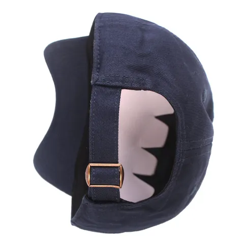 Gorra de Béisbol de Algodón Color Sólido Hombre Mujer Hebilla Metal Ajustable Ala Curva Protección Solar Outdoor Casual Deporte